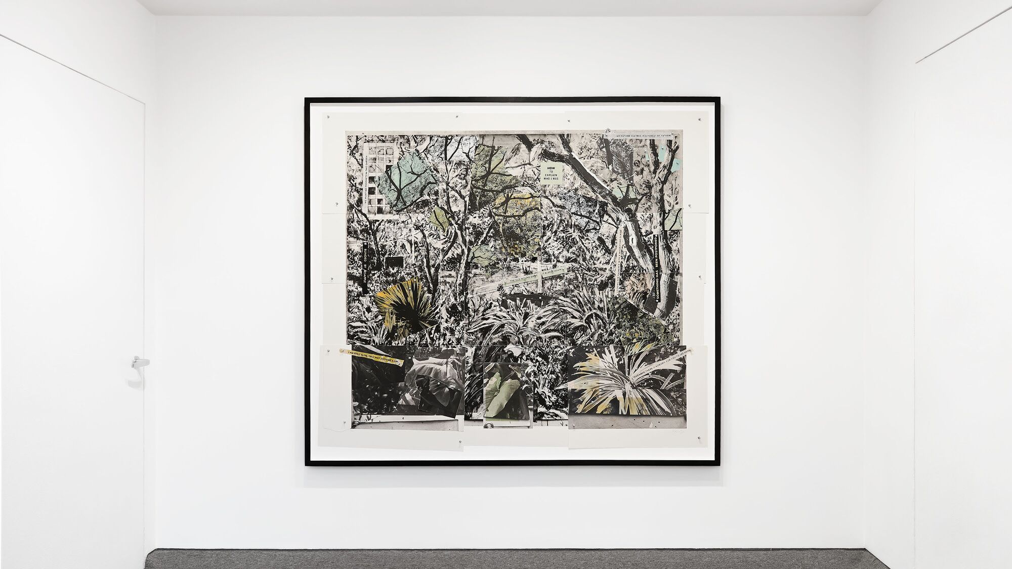 Installation view of "One Wall, One Work: William Kentridge" at Krakow Witkin Gallery