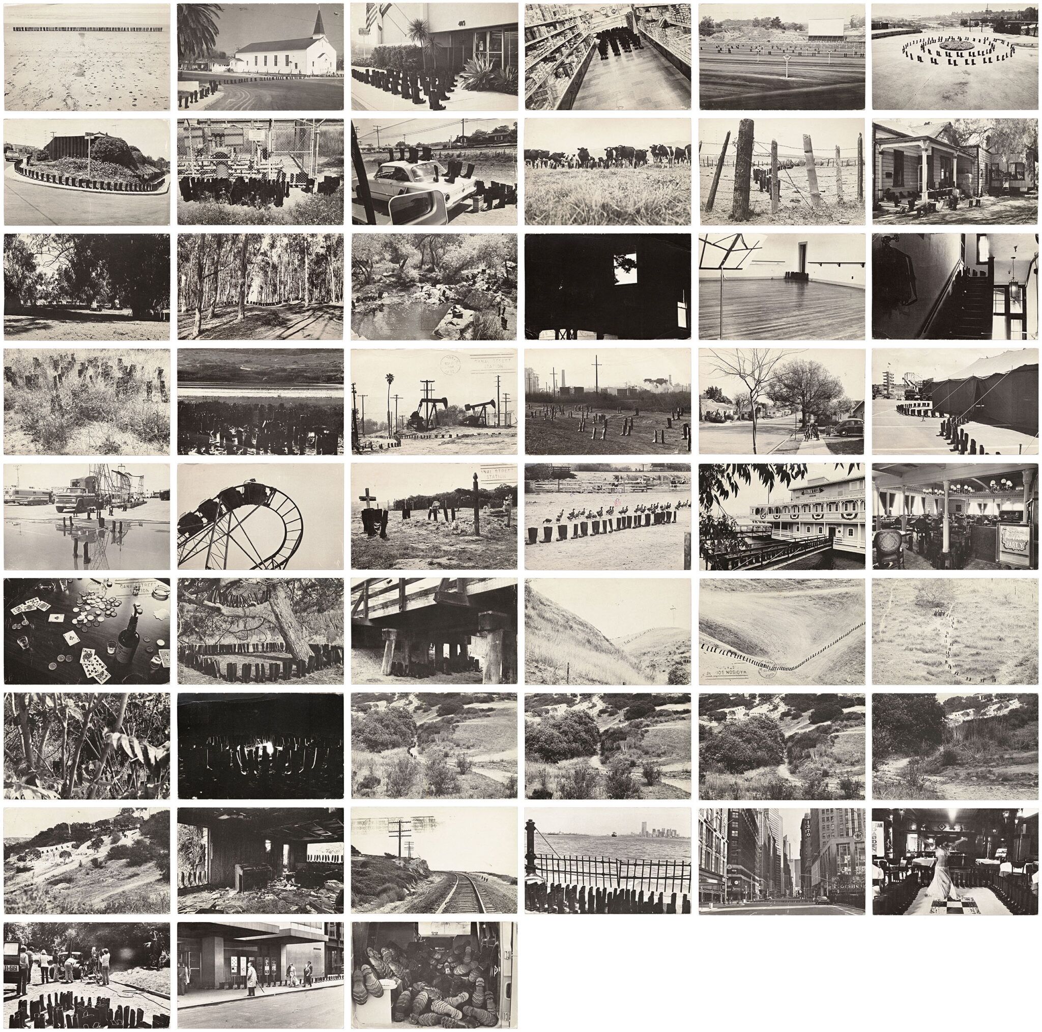 100 Boots by Eleanor Antin, a 1971-1973 Multiple at Krakow Witkin Gallery, Boston