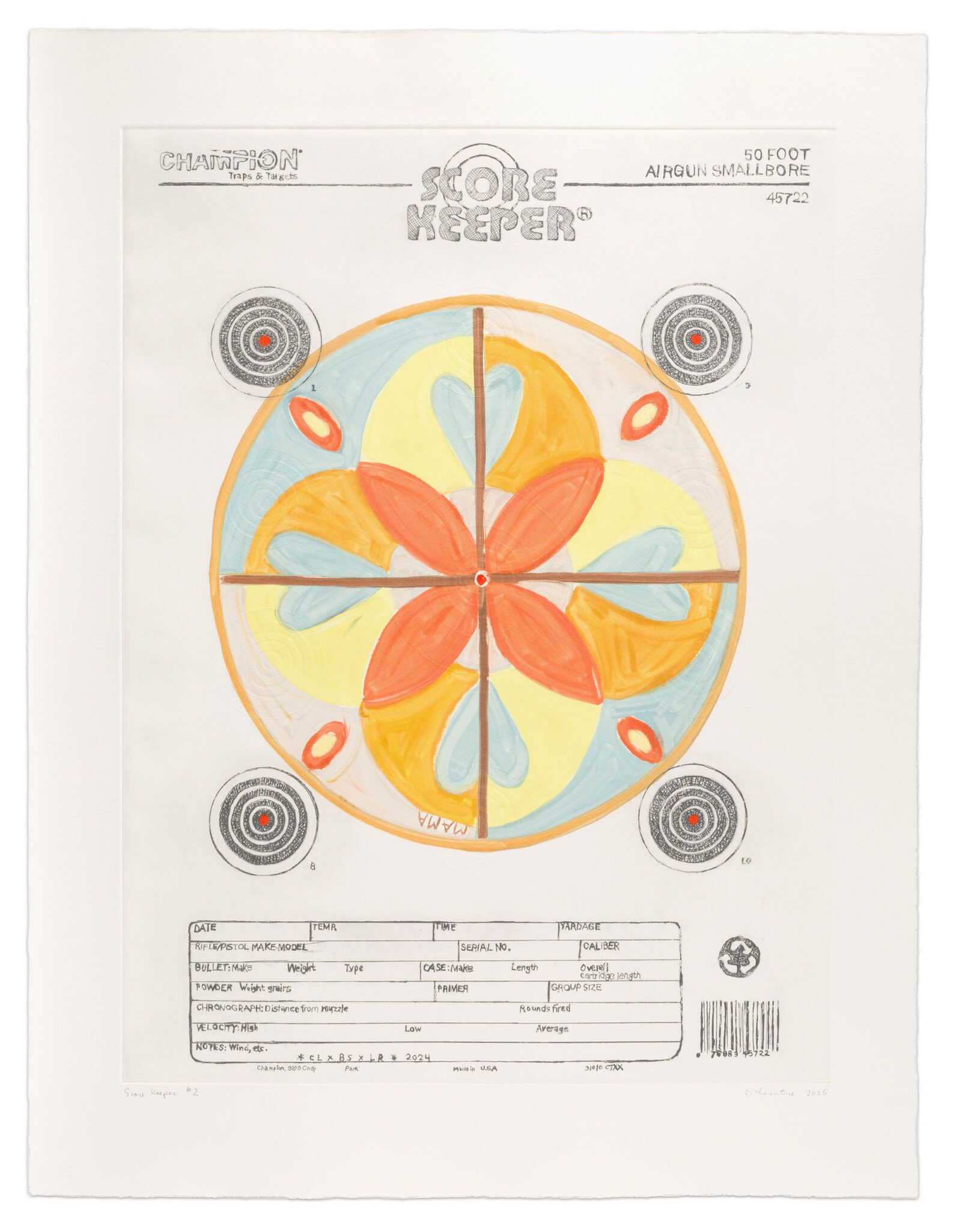 Score Keeper #2, by Crystalle Lacouture, a 2025 Print at Krakow Witkin Gallery, Boston