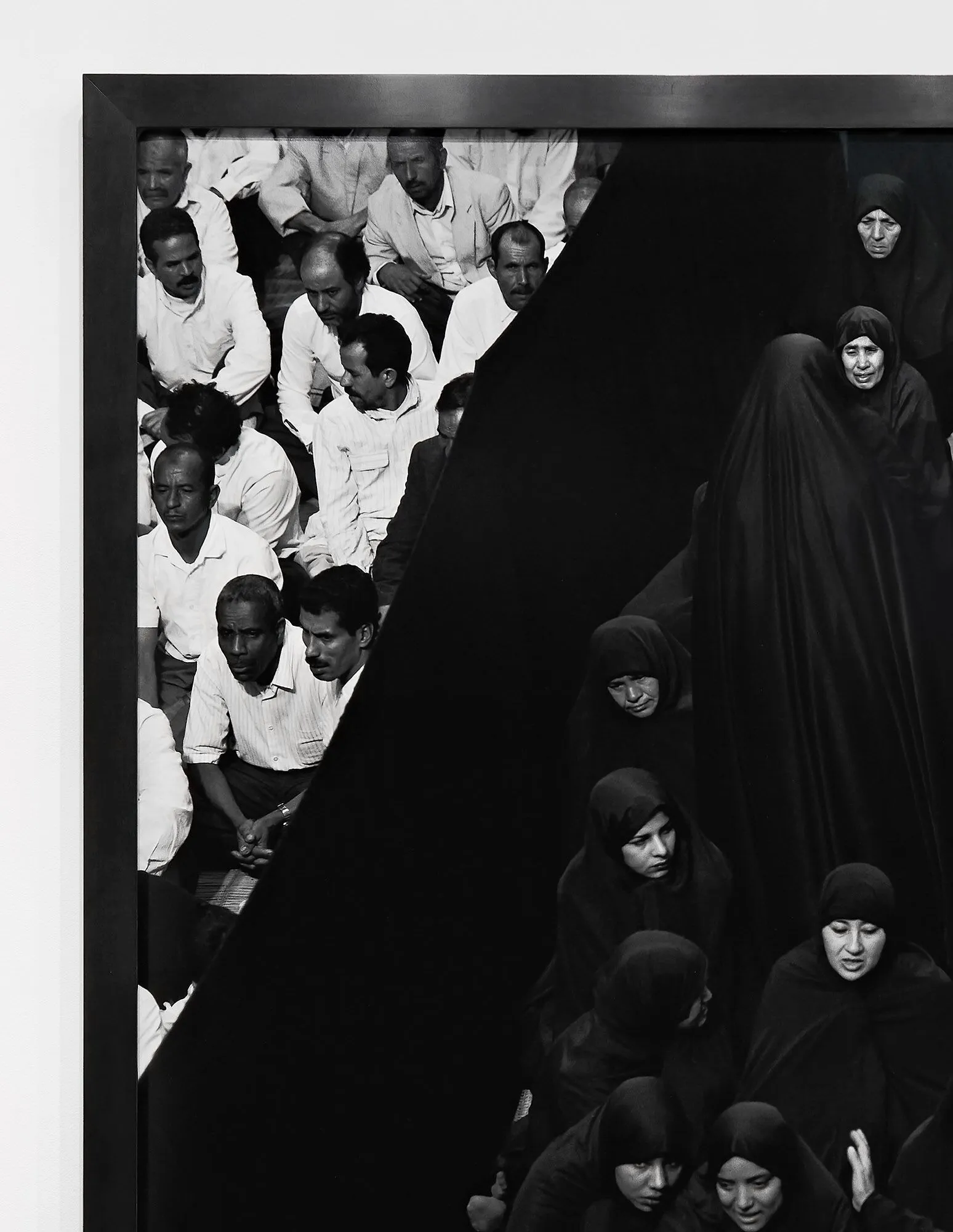 Installation view of One Wall, One Work: Shirin Neshat at Krakow Witkin Gallery, Boston
