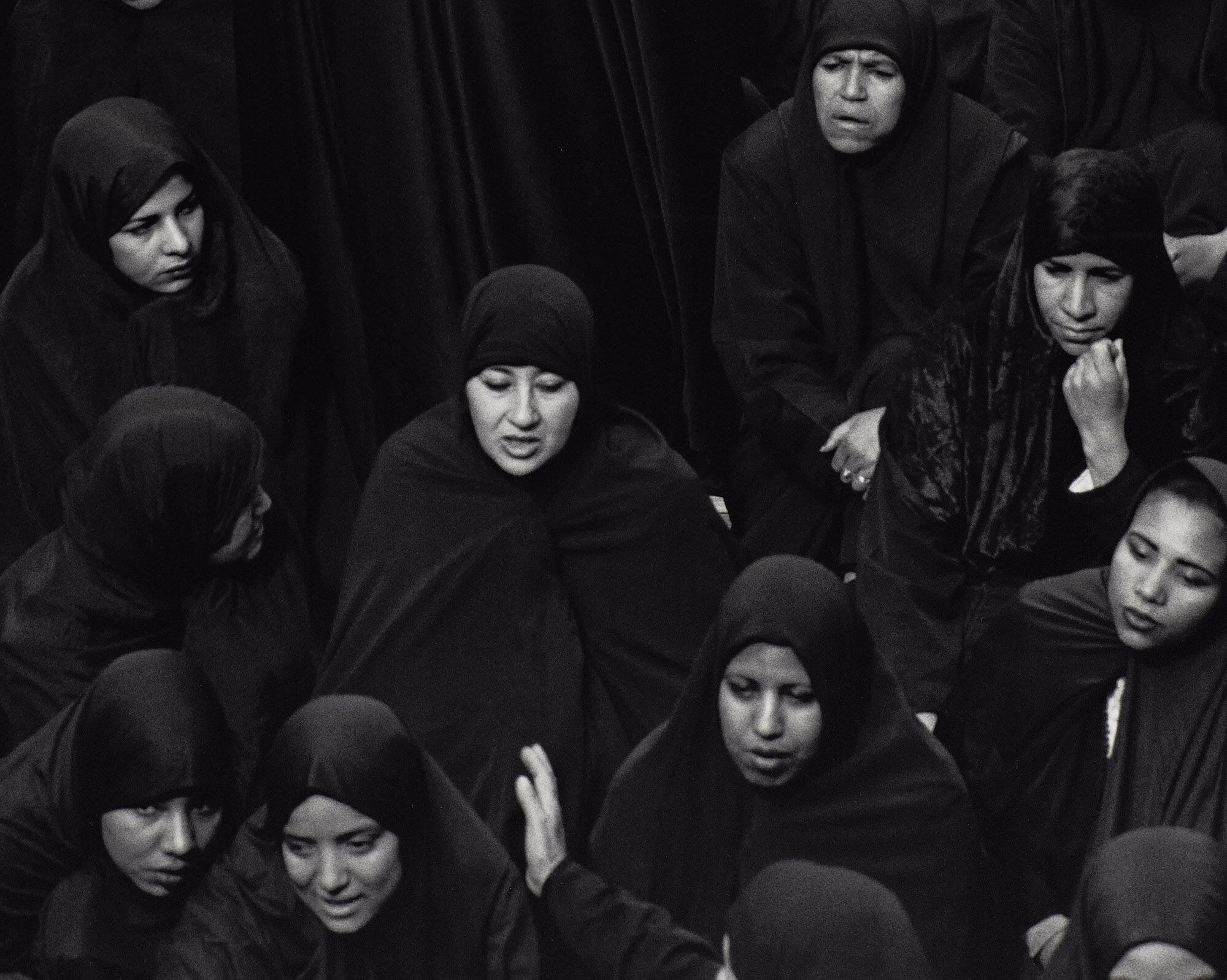 Installation view of One Wall, One Work: Shirin Neshat at Krakow Witkin Gallery, Boston