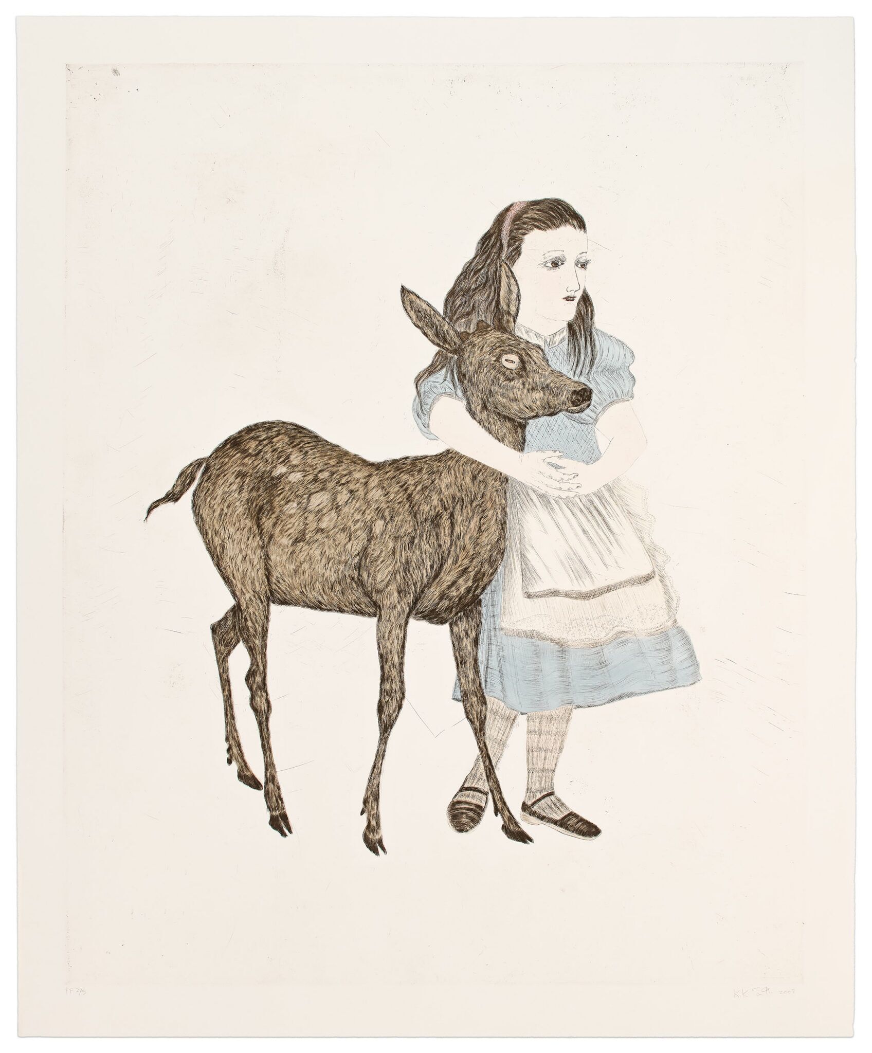 Fortune by Kiki Smith, a 2008 Print at Krakow Witkin Gallery, Boston