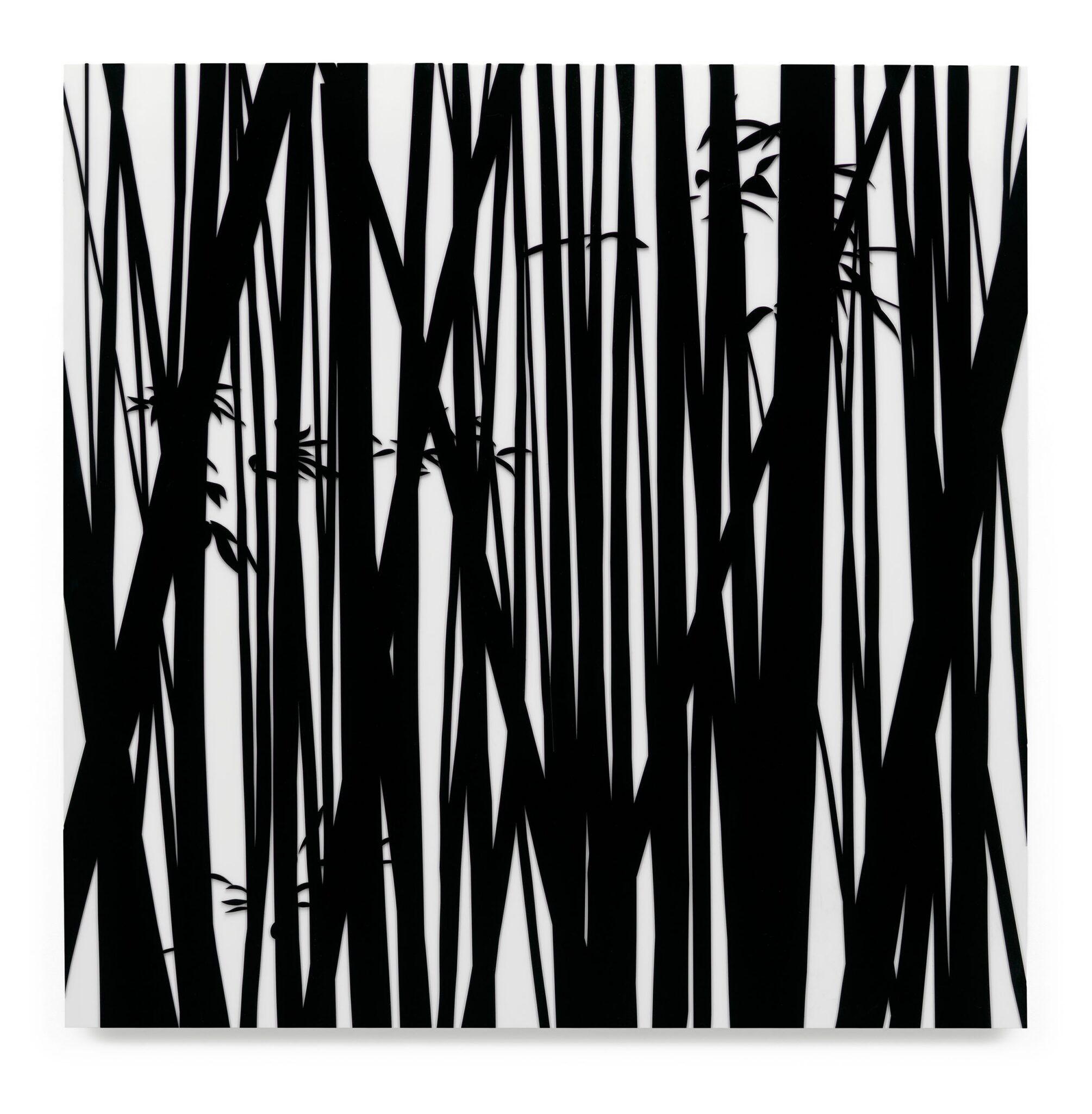 Bamboo forest. 2. by Julian Opie, a 2015 Painting at Krakow Witkin Gallery, Boston