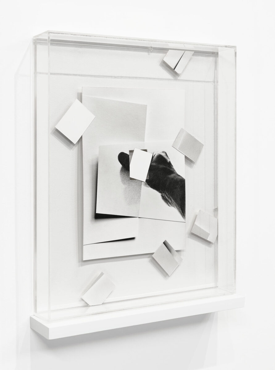 'Solitaire' a photo assemblage by Giulio Paolini