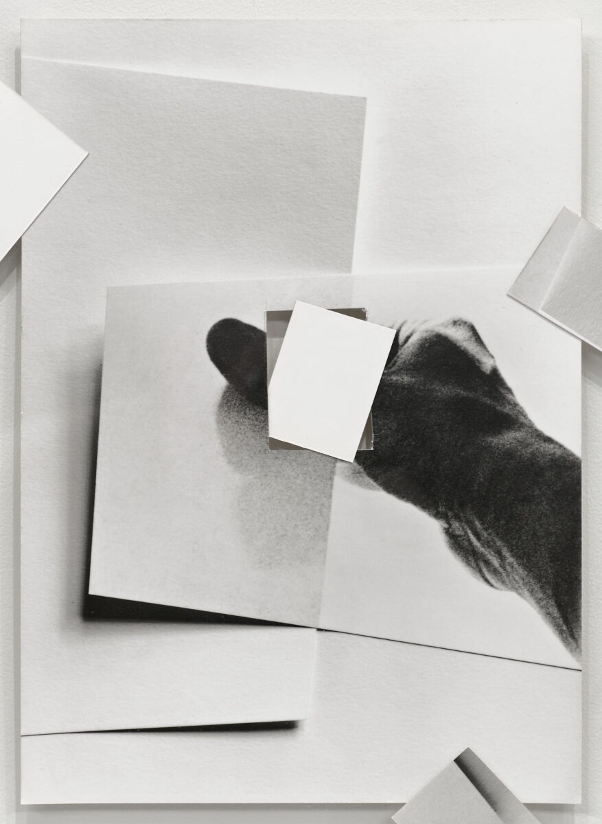 'Solitaire' a photo assemblage by Giulio Paolini