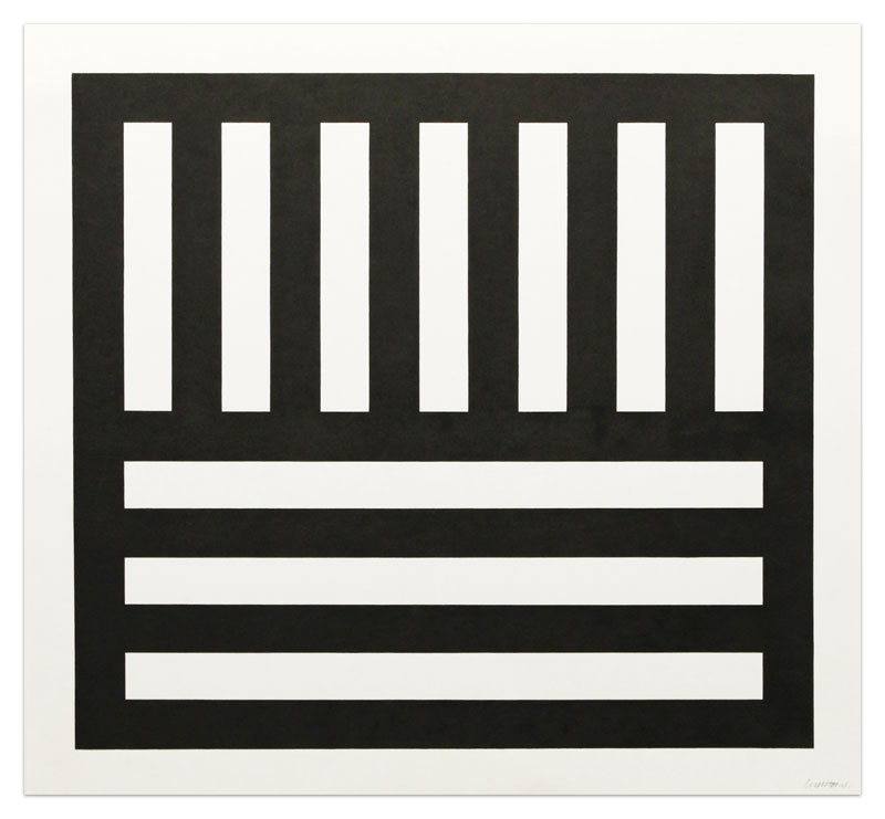 Black Bands In Two Directions Krakow Witkin Gallery