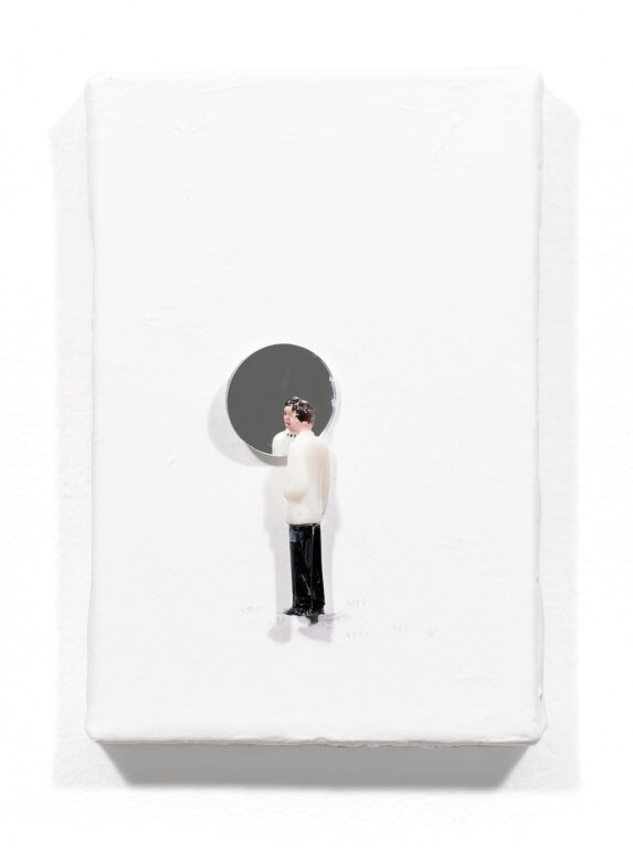 “To Be Him” an original assemblage by Liliana Porter