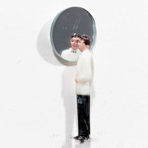“To Be Him” an original assemblage by Liliana Porter