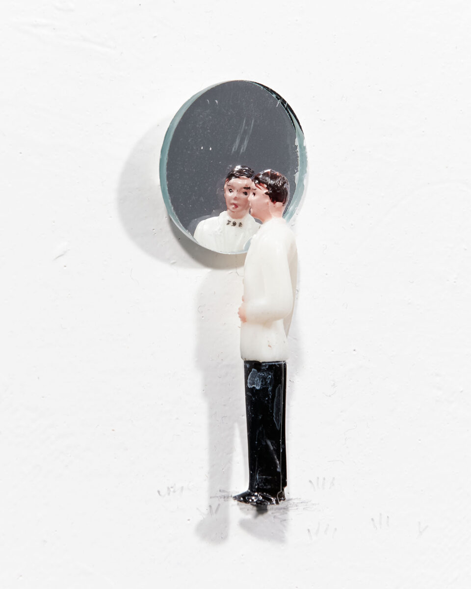 “To Be Him” an original assemblage by Liliana Porter