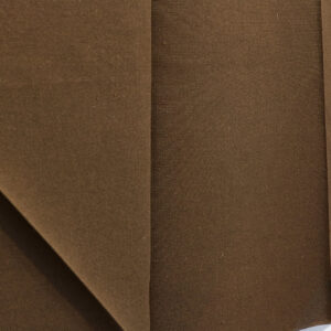 "Untitled [#35] (Folded linen, brown)" by Jo Sandman