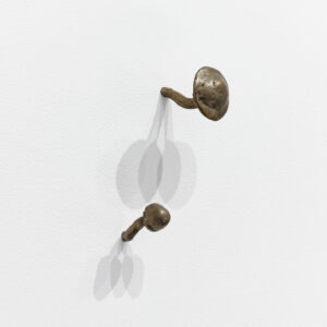 Mushrooms by Kiki Smith a 1999 sculpture at Krakow Witkin Gallery, Boston