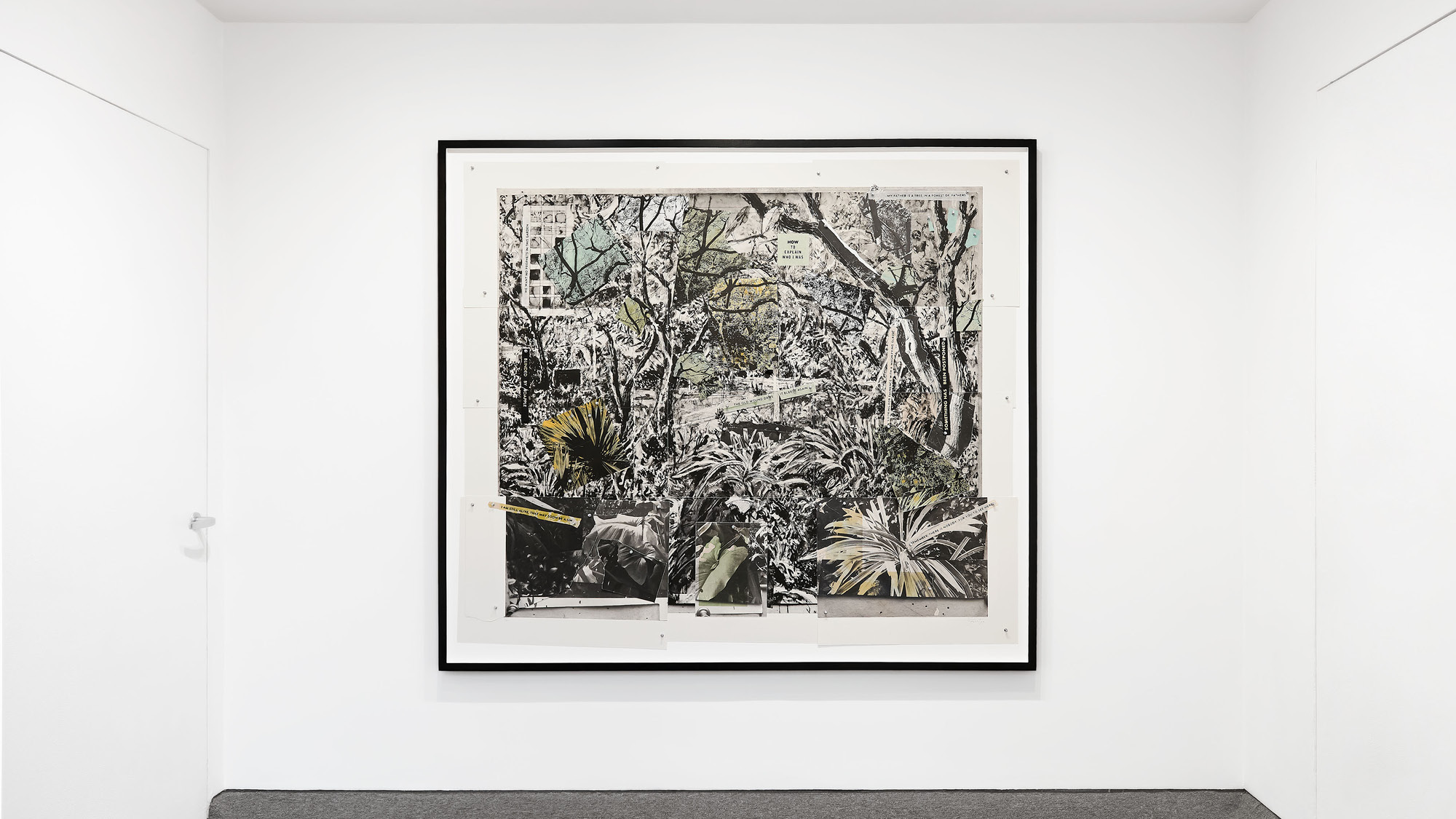 Installation view of "One Wall, One Work: William Kentridge" at Krakow Witkin Gallery