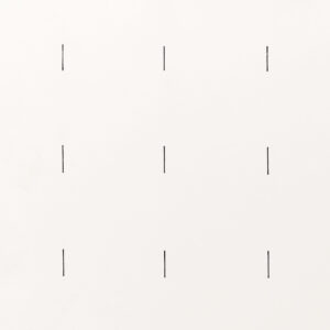 “24 Lines 5 1/2" Long Positioned” an original drawing by Douglas Huebler