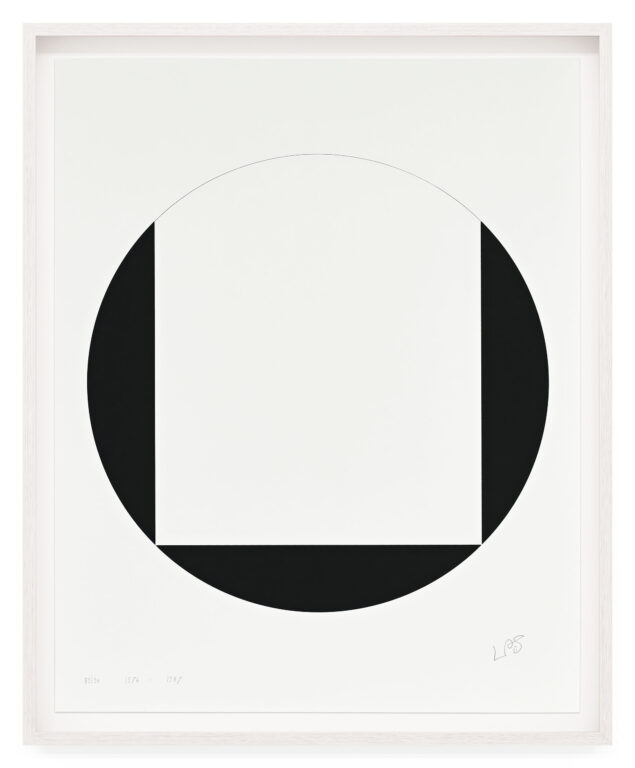 “Quadrat Im Kreis (Circle in Square) (E)” an original print by Leon Polk Smith
