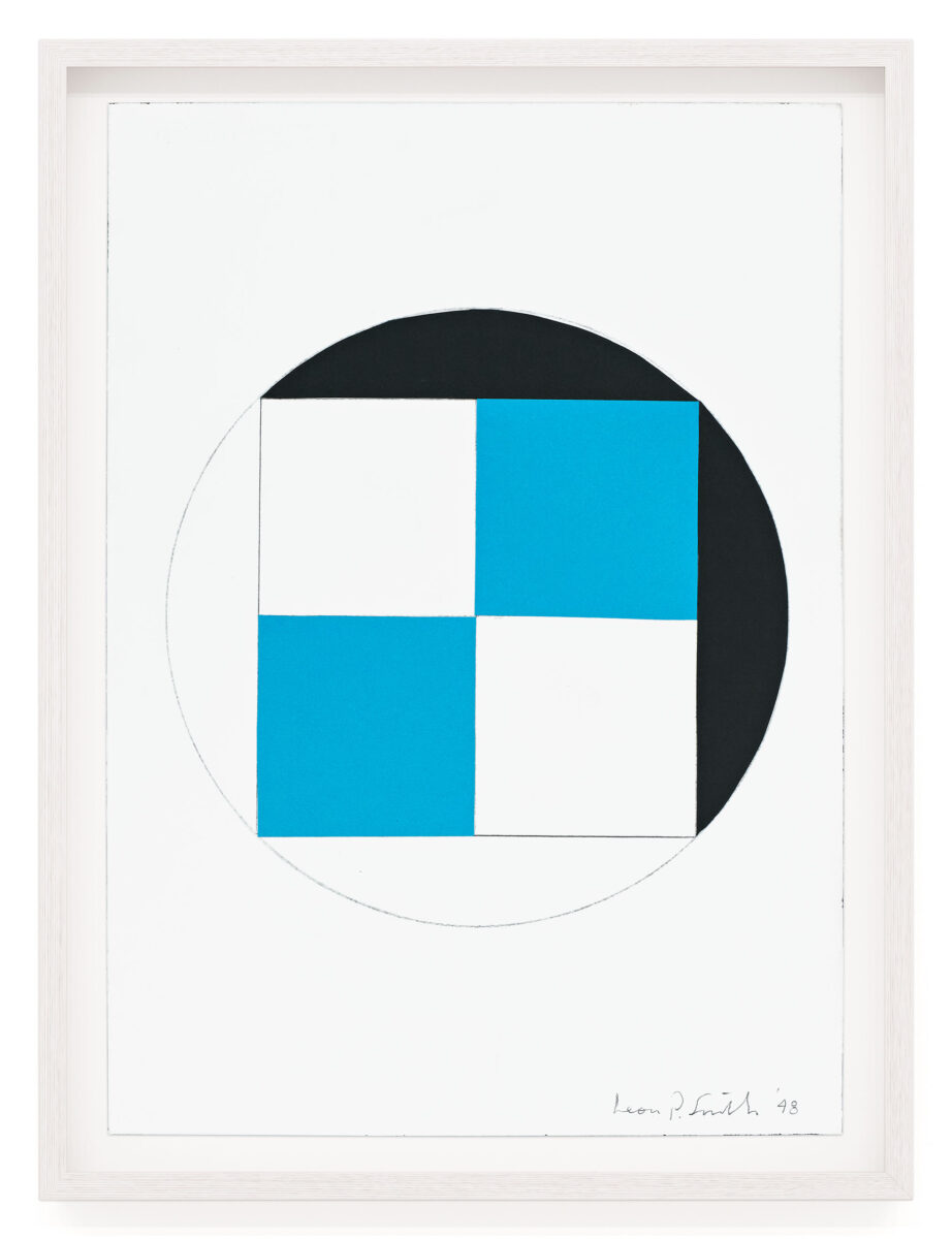 “Untitled” an original drawing by Leon Polk Smith