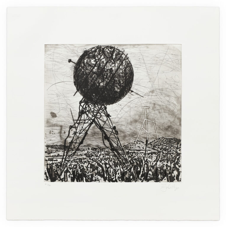 Untitled (Seceteurs) from West Coast Landscapes by William Kentridge, a 2010 Print at Krakow Witkin Gallery