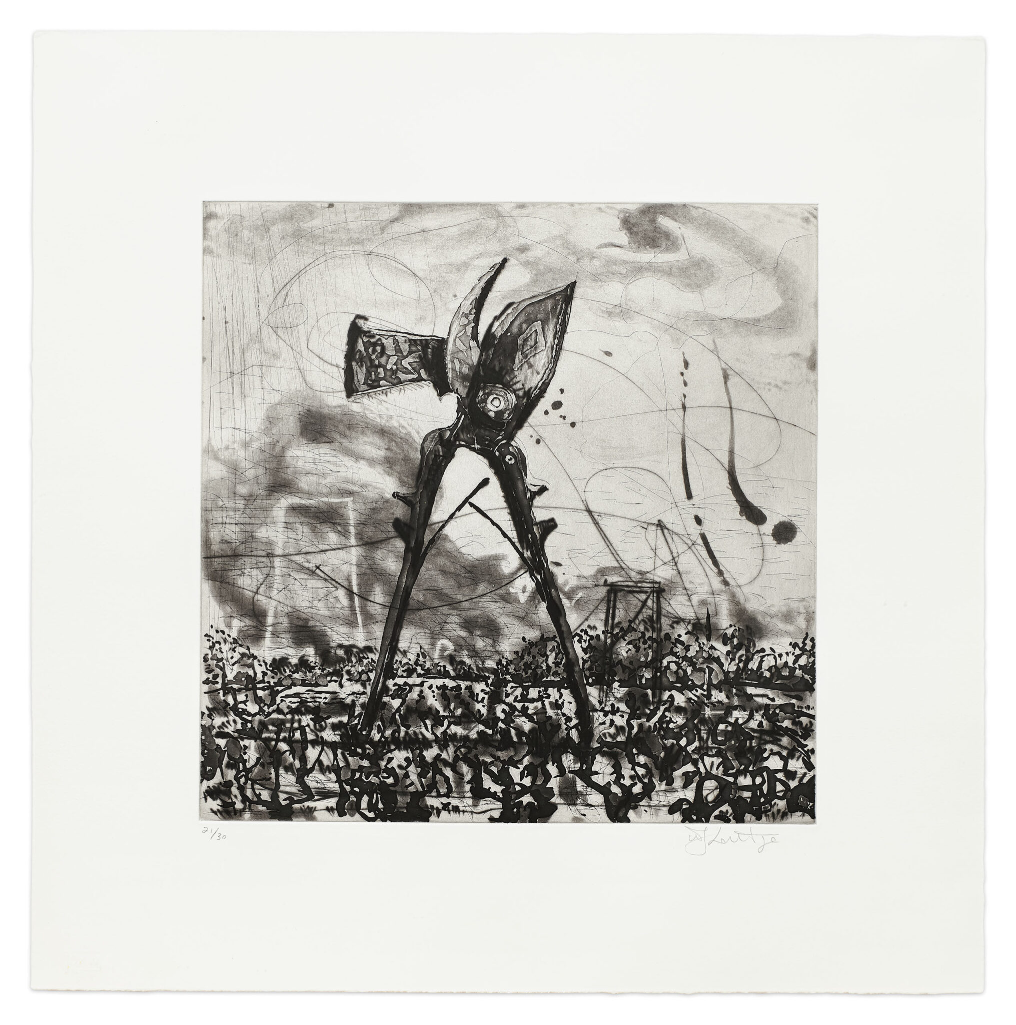 Untitled (Olifantsriviere) from West Coast Landscapes by William Kentridge, a 2010 Print at Krakow Witkin Gallery