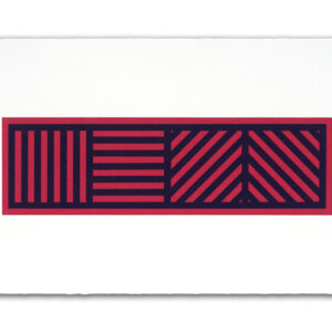 Lines in Four Directions in Color on Color by Sol LeWitt, a 2005 Print at Krakow Witkin Gallery