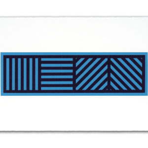 Lines in Four Directions in Color on Color by Sol LeWitt, a 2005 Print at Krakow Witkin Gallery