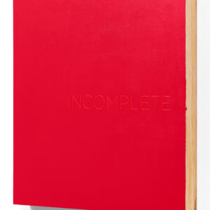 Incomplete by Robert Barry, a 2025 Painting at Krakow Witkin Gallery, Boston