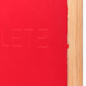 Incomplete by Robert Barry, a 2025 Painting at Krakow Witkin Gallery, Boston