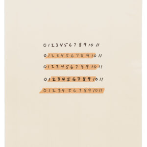 On/Over/Under by Mel Bochner, a 1979 Print at Krakow Witkin Gallery, Boston