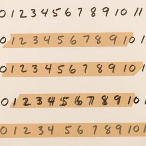 On/Over/Under by Mel Bochner, a 1979 Print at Krakow Witkin Gallery, Boston