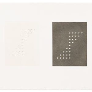 QED (Meditation on the Principle of Detachment) by Mel Bochner, a 1974 Print at Krakow Witkin Gallery, Boston