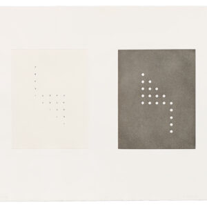 QED (Meditation on Theorem of Five and Fifth) by Mel Bochner, a 1974 Print at Krakow Witkin Gallery, Boston