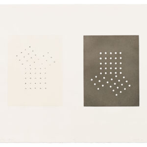 QED (Meditation on Theorem of Ten) by Mel Bochner, a 1974 Print at Krakow Witkin Gallery, Boston