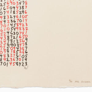 Range by Mel Bochner, a 1979 Print at Krakow Witkin Gallery, Boston