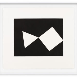 Three Plus Four by Mel Bochner, a 1973 print at Krakow Witkin Gallery, Boston