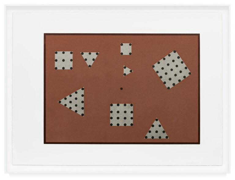 Triangular/Square by Mel Bochner, a 1974-1975 Print at Krakow Witkin Gallery, Boston