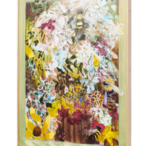 Bees Finding Pleasure v.2 (from Answer Music) by Mike Glier, a 2023 painting at Krakow Witkin Gallery, Boston