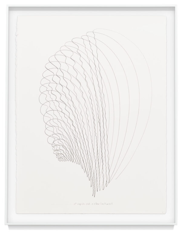 at rapids end a slow backwash. V1 (from the series Answer Music) by Mike Glier, a 2020 Drawing at Krakow Witkin Gallery, Boston