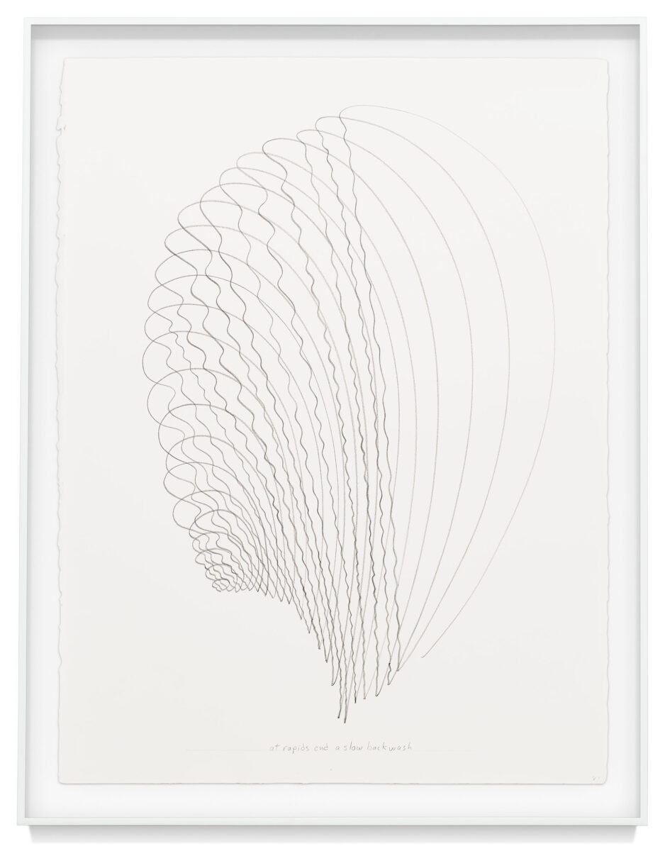 at rapids end a slow backwash. V1 (from the series Answer Music) by Mike Glier, a 2020 Drawing at Krakow Witkin Gallery, Boston