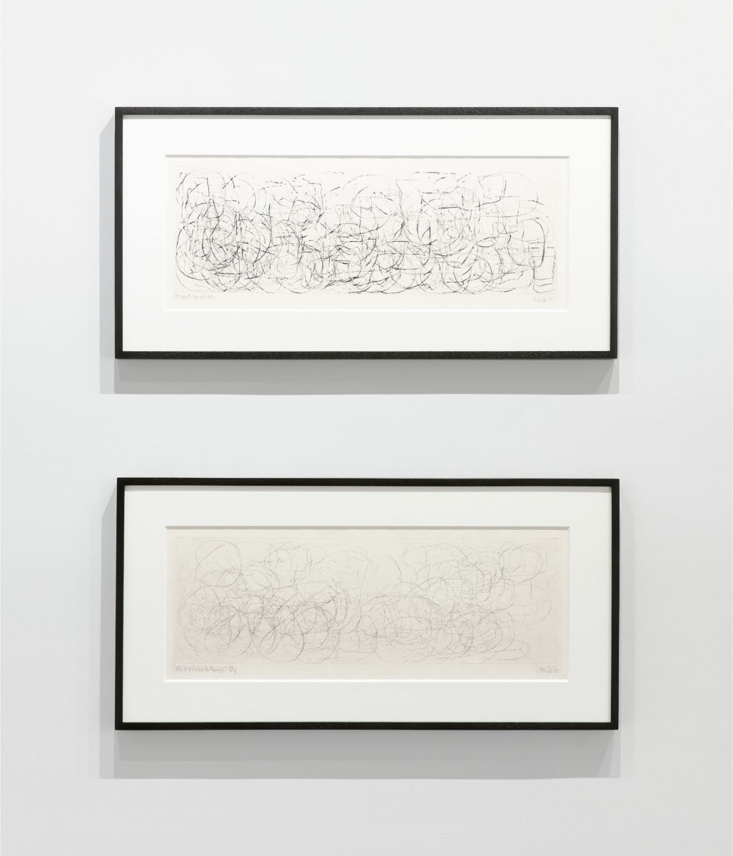 Exhibition view of John Cage and Kay Rosen at Krakow Witkin Gallery