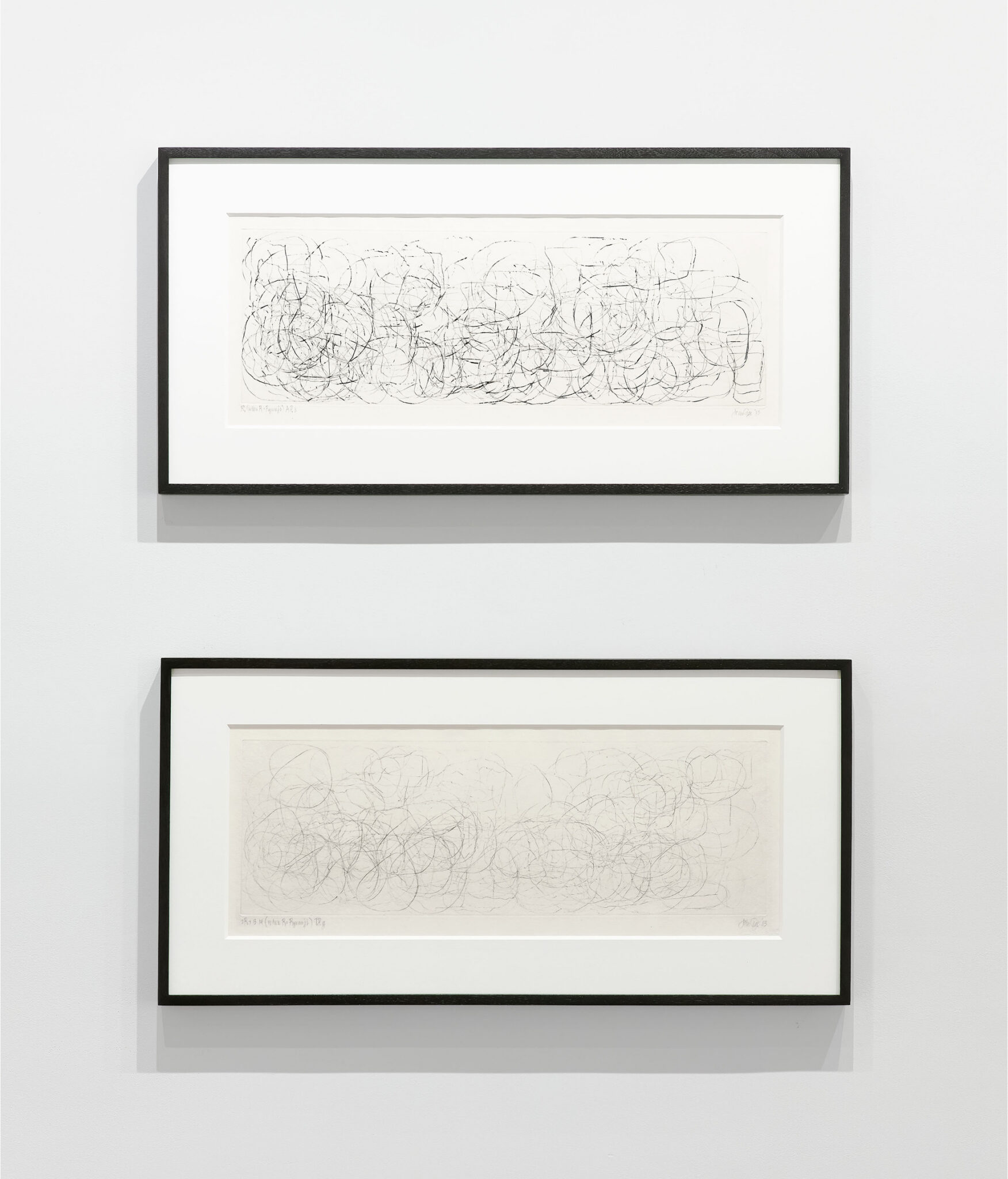 Exhibition view of John Cage and Kay Rosen at Krakow Witkin Gallery