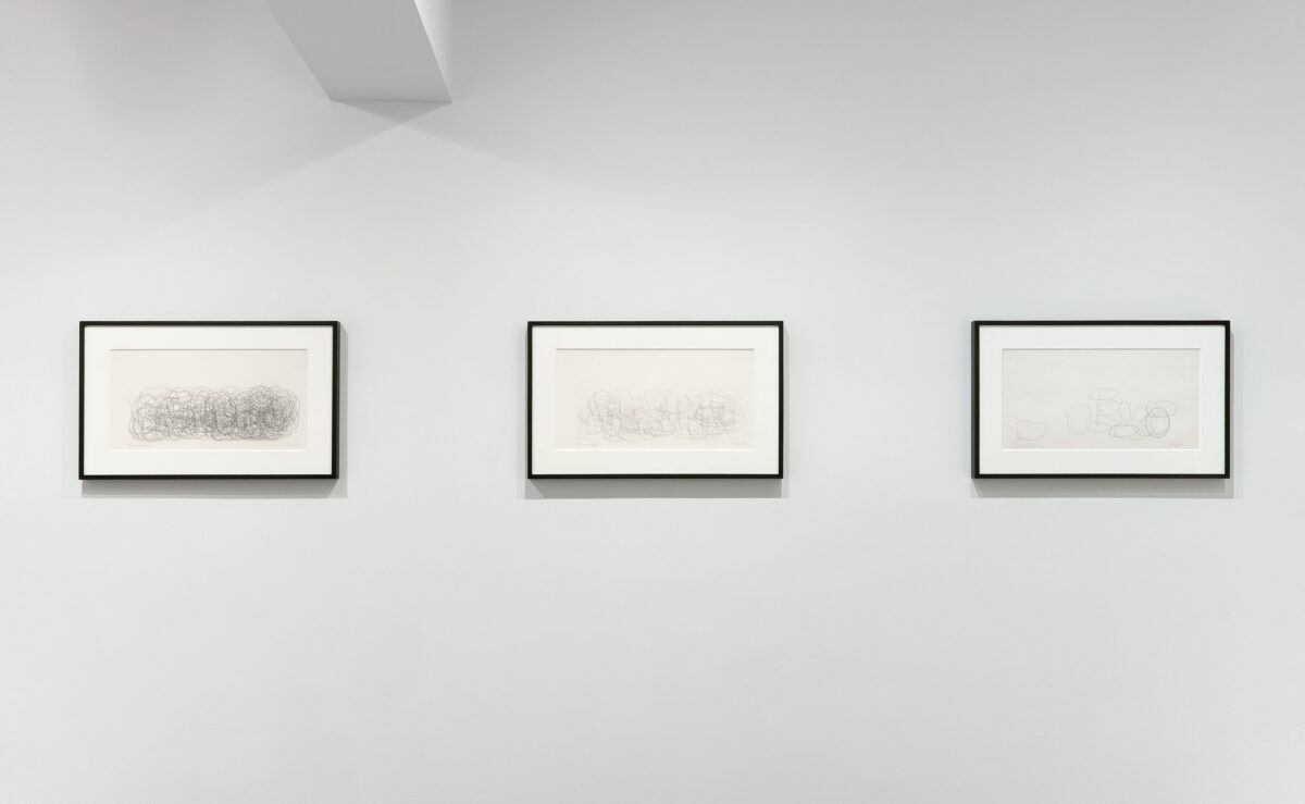 Exhibition view of John Cage and Kay Rosen at Krakow Witkin Gallery