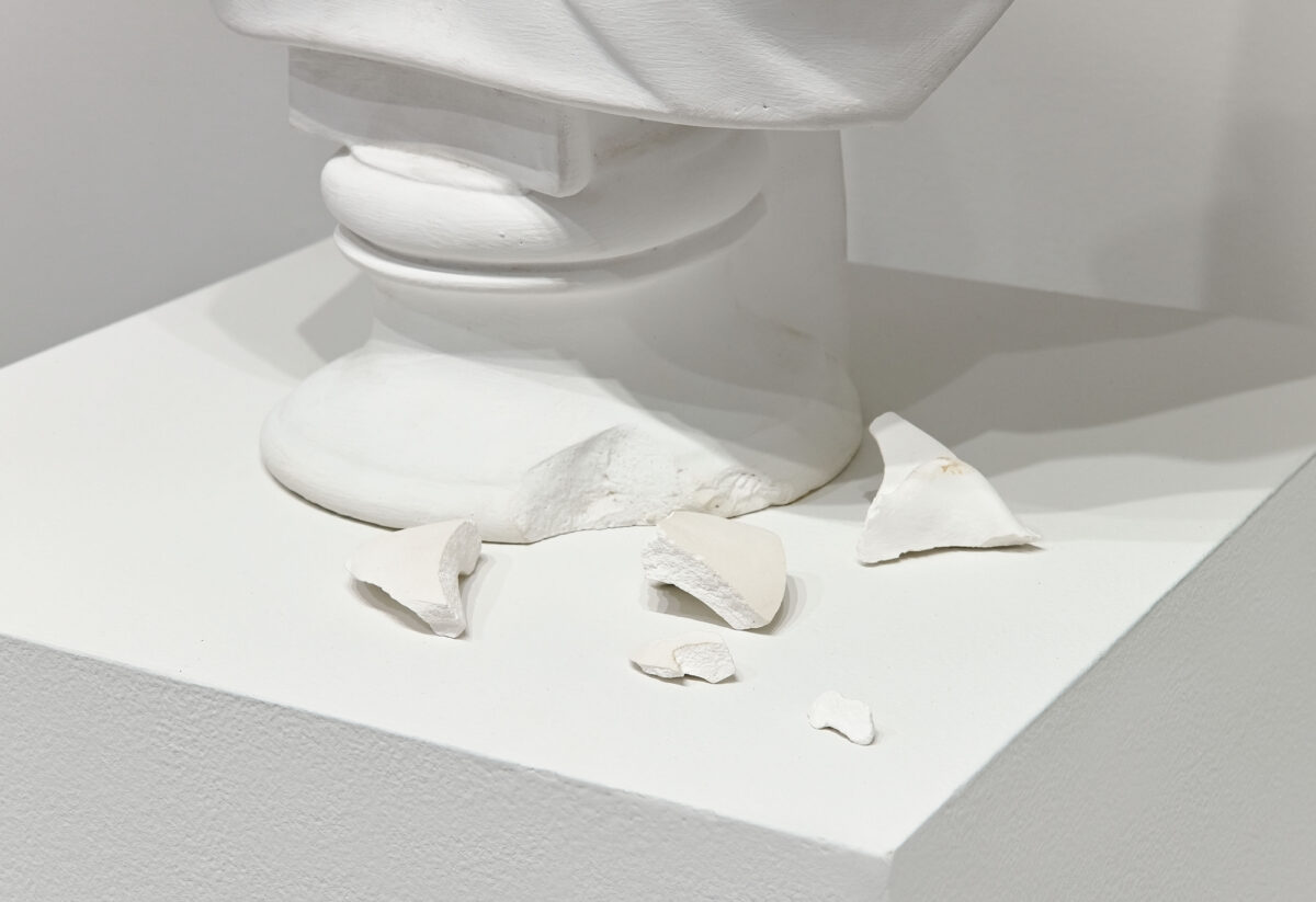 Exhibition view of One Wall, One Work: Fred Wilson at Krakow Witkin Gallery, Boston