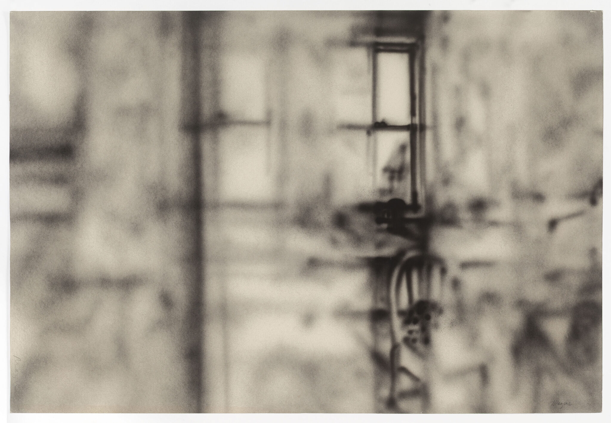 Untitled (Interior, Windows) by Michael Mazur, a 1969 Painting at Krakow Witkin Gallery, Boston