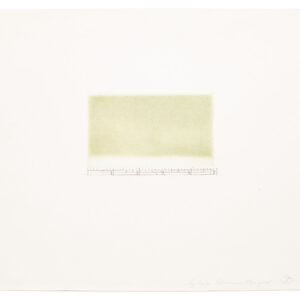 Aquatint, Sugarlift and Golden Changes by Sylvia Plimack Mangold, a 1977 set of three prints at Krakow Witkin Gallery, Boston