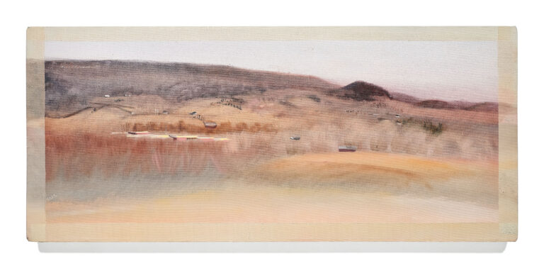 Landscape 1981 (March Sunset) by Sylvia Plimack Mangold, a 1981