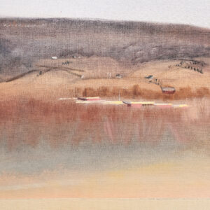 Landscape 1981 (March Sunset) by Sylvia Plimack Mangold, a 1981