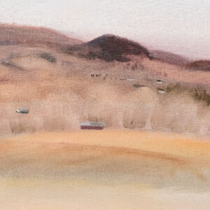 Landscape 1981 (March Sunset) by Sylvia Plimack Mangold, a 1981