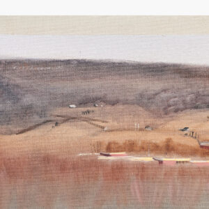 Landscape 1981 (March Sunset) by Sylvia Plimack Mangold, a 1981