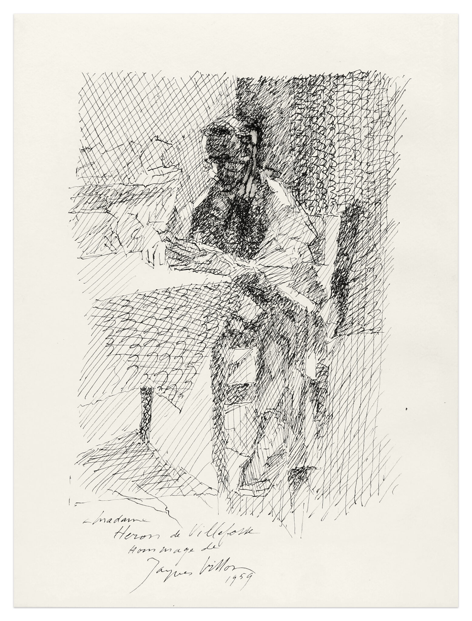 L'Aventure by Jacques Villon, a 1959 Print at Krakow Witkin Gallery, Boston