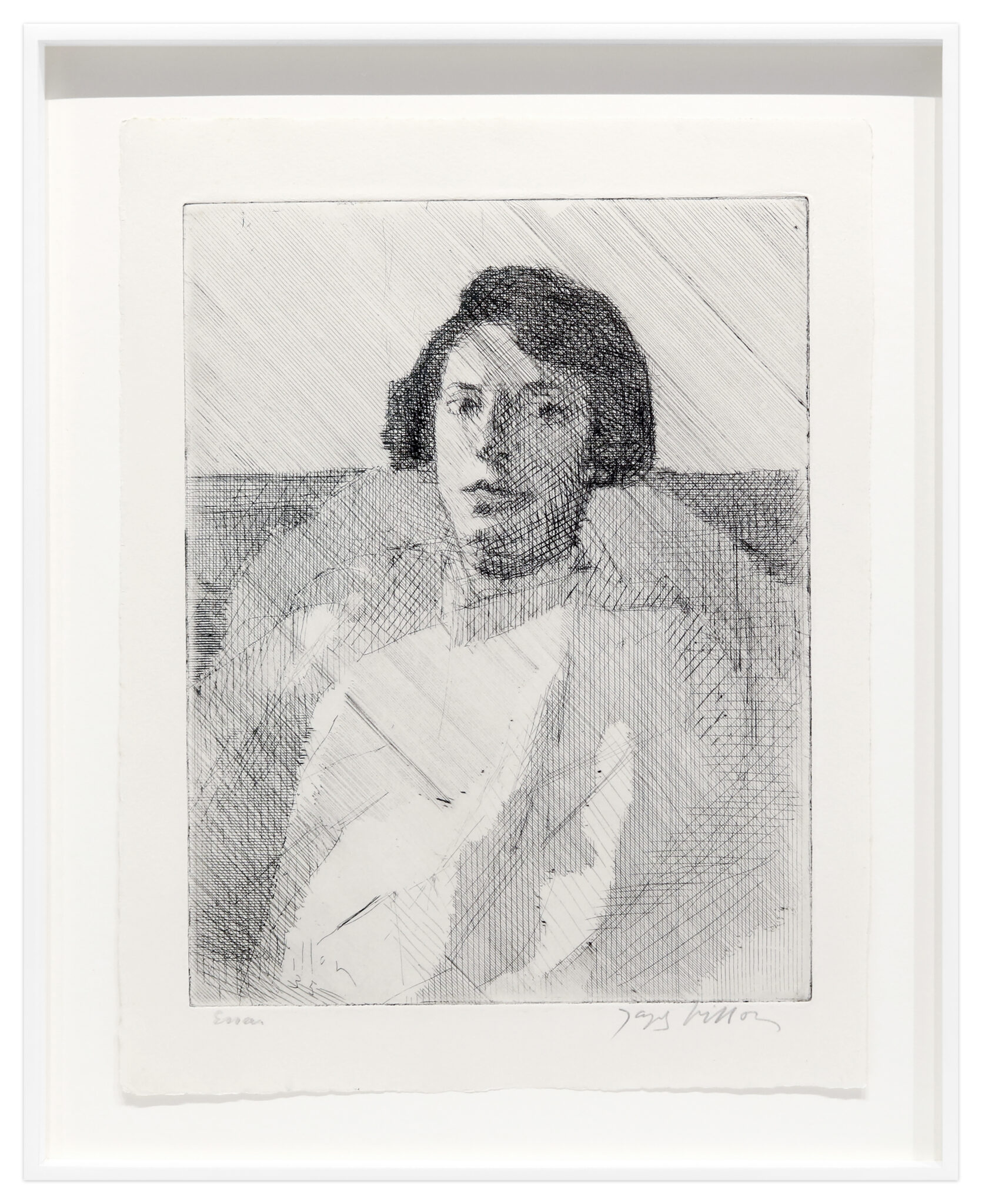 Madame Steegmuller by Jacques Villon, a 1935 Print at Krakow Witkin Gallery, Boston