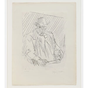 Portrait de L'Artiste by Jacques Villon, a 1955 Print at Krakow Witkin Gallery, Boston