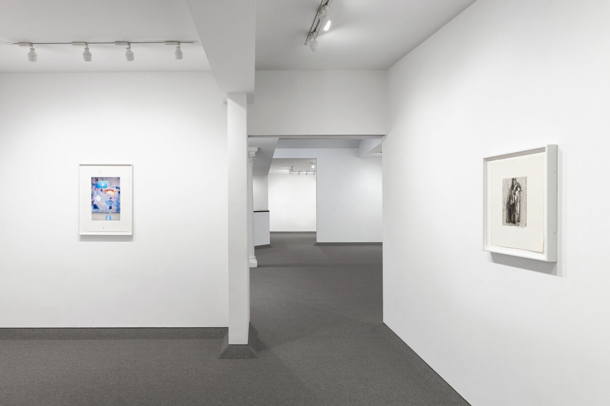 Installation view of Julie Mehretu, Sarah Sze, and Jacques Villon at Krakow Witkin Gallery, Boston